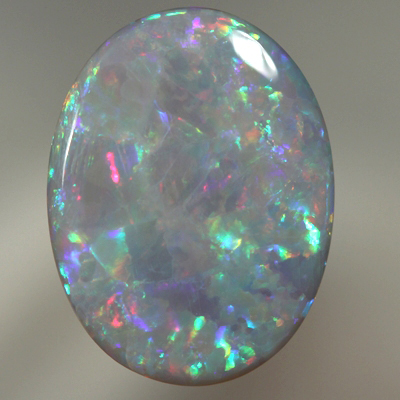 SOLID SEMI BLACK OPAL Rolling flashes of bright fire